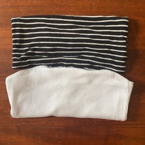 2ps set of tube tops